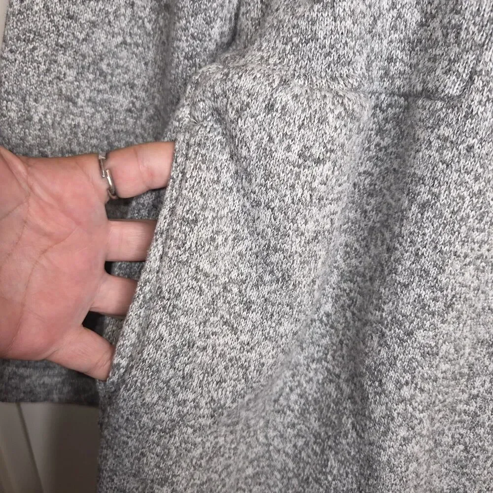 Patagonia Girls Better Sweater Coat Gray Button Front Jacket Size XL (14)